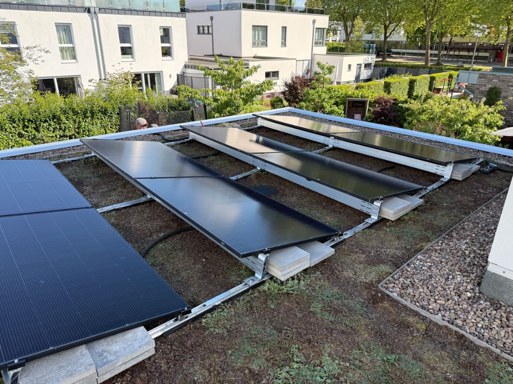 Photovoltaik Installation Projekt 4 von 12 – Evergreen Energiesysteme